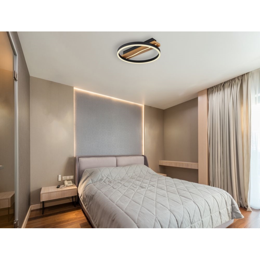 Globo - LED Stmívatelný přisazený lustr LED/22W/230V 2700-6000K + dálkové ovládání