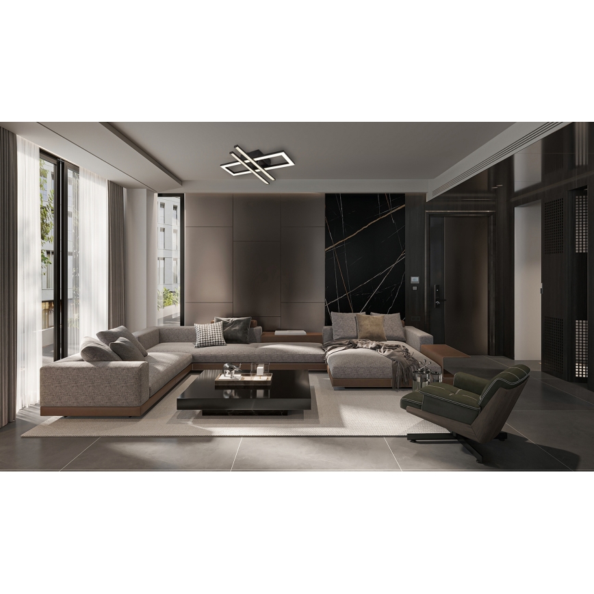 Globo - LED Stropní svítidlo LED/24W/230V 4000K černá