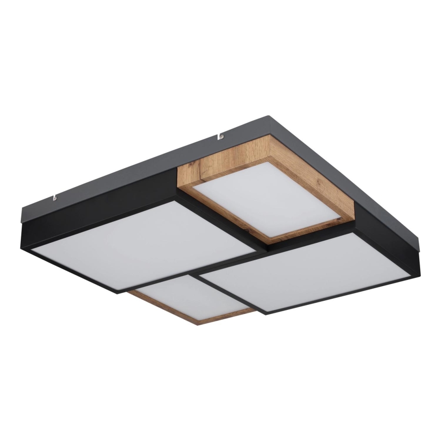 Globo 67286-50 - LED Stropní svítidlo GUNDI LED/50W/230V 60x60 cm hnědá/černá