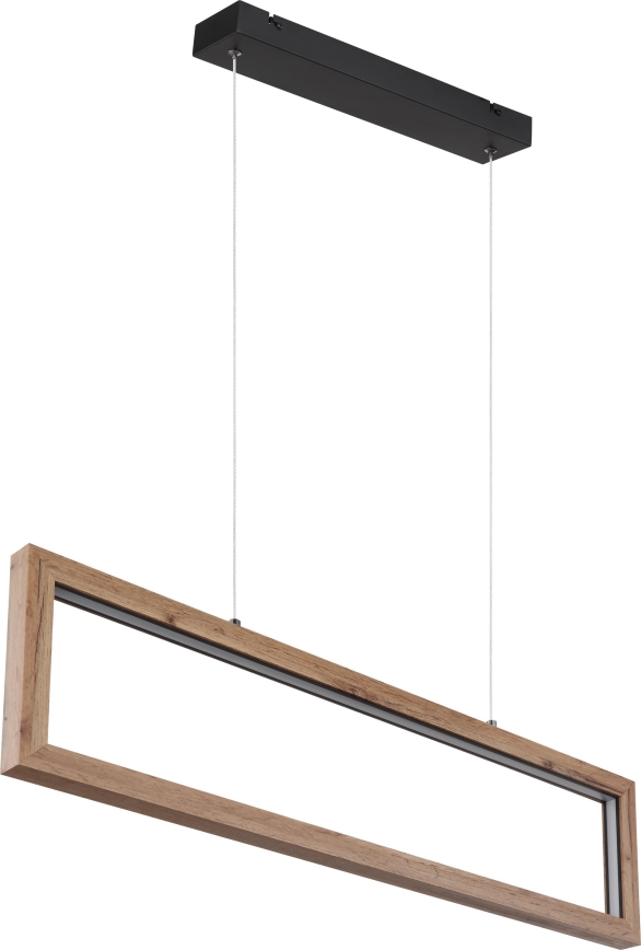 Globo 67287H - LED Lustr na lanku MANDERA LED/24W/230V hnědá
