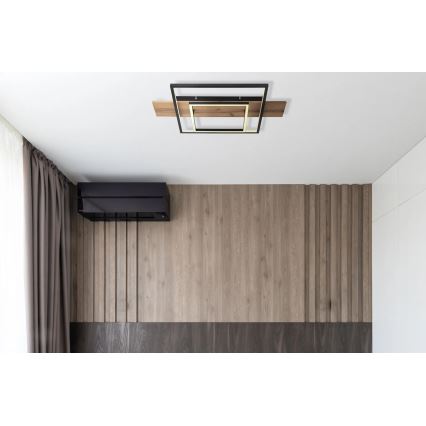Globo 67289D - LED Stmívatelné stropní svítidlo VANNI LED/24W/230V 40x60 cm hnědá/černá