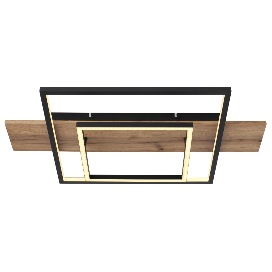 Globo 67289D - LED Stmívatelné stropní svítidlo VANNI LED/24W/230V 40x60 cm hnědá/černá