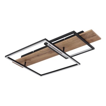 Globo 67289D1 - LED Stropní svítidlo VANNI LED/24W/230V 40x75 cm hnědá/černá