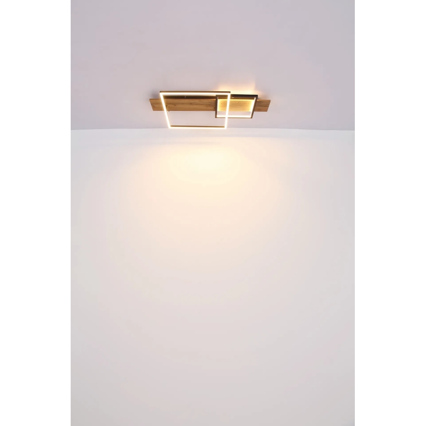 Globo 67289D1 - LED Stropní svítidlo VANNI LED/24W/230V 40x75 cm hnědá/černá