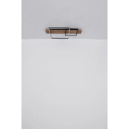 Globo 67289D1 - LED Stropní svítidlo VANNI LED/24W/230V 40x75 cm hnědá/černá