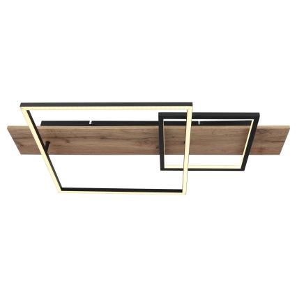 Globo 67289D1 - LED Stropní svítidlo VANNI LED/24W/230V 40x75 cm hnědá/černá