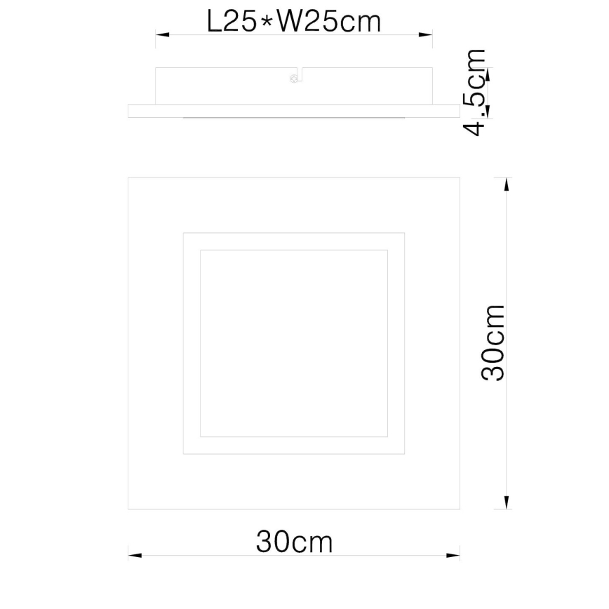 Globo - LED Stropní svítidlo LED/12W/230V