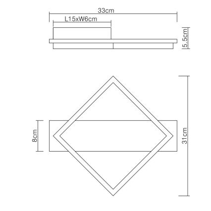 Globo - LED Stropní svítidlo LED/12W/230V