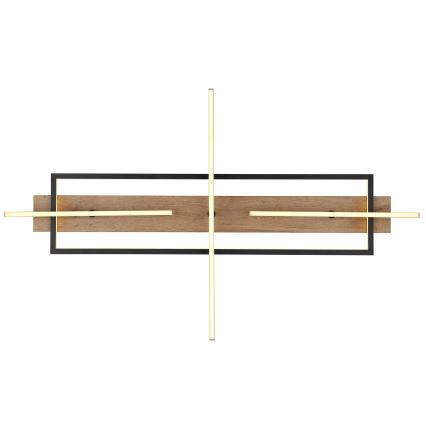 Globo 67296D2 - LED Stropní svítidlo BEATRIX LED/48W/230V 60,5x100 cm hnědá