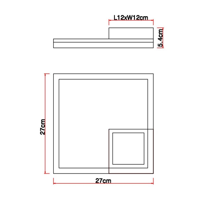 Globo - LED Stropní svítidlo LED/12W/230V