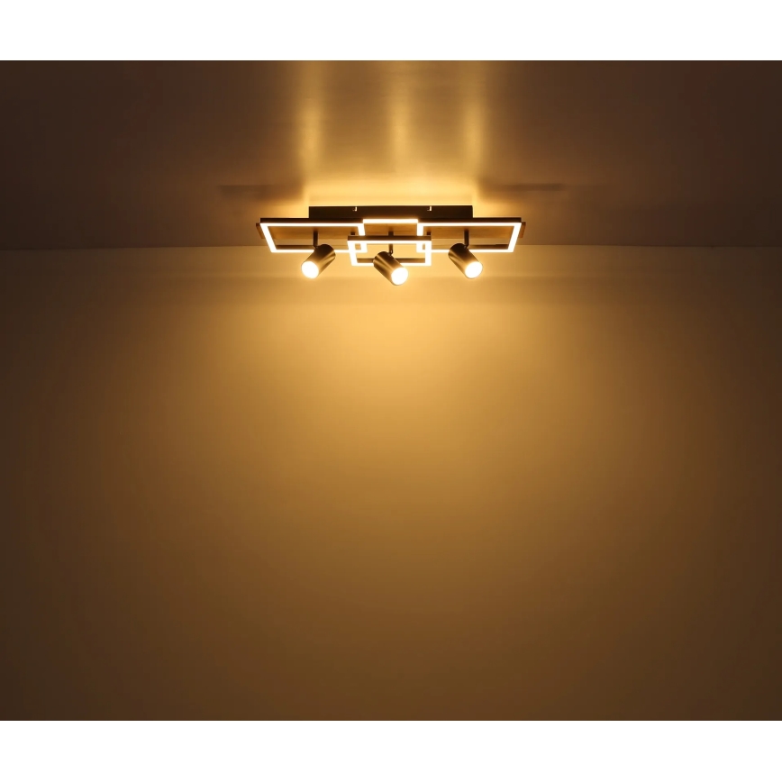 Globo - LED Stropní svítidlo LED/48W/230V + 3xGU10/5W 3000K 27x72 cm