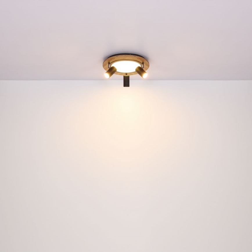 Globo - LED Bodové svítidlo 3xGU10/5W/230V + LED/15W/230V