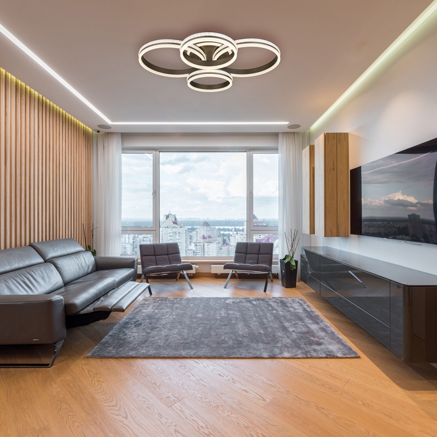 Globo - LED Stmívatelné stropní svítidlo LED/90W/230V 2700K-6000K + dálkové ovládání