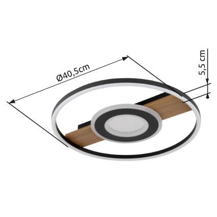 Globo - LED Stropní svítidlo LED/24W/230V