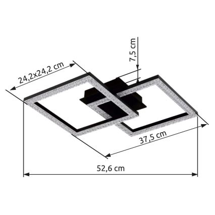 Globo - LED Stropní svítidlo LED/20W/230V