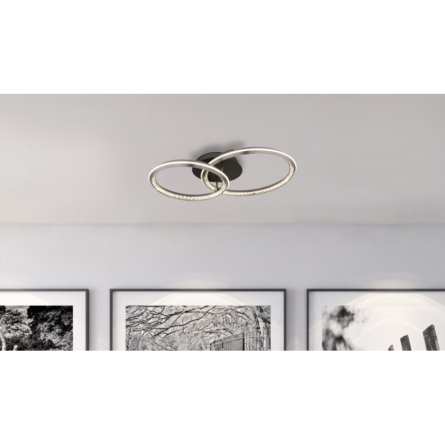 Globo - LED Stmívatelné stropní svítidlo LED/50W/230V 2700-6000K 50x75 cm + dálkové ovládání