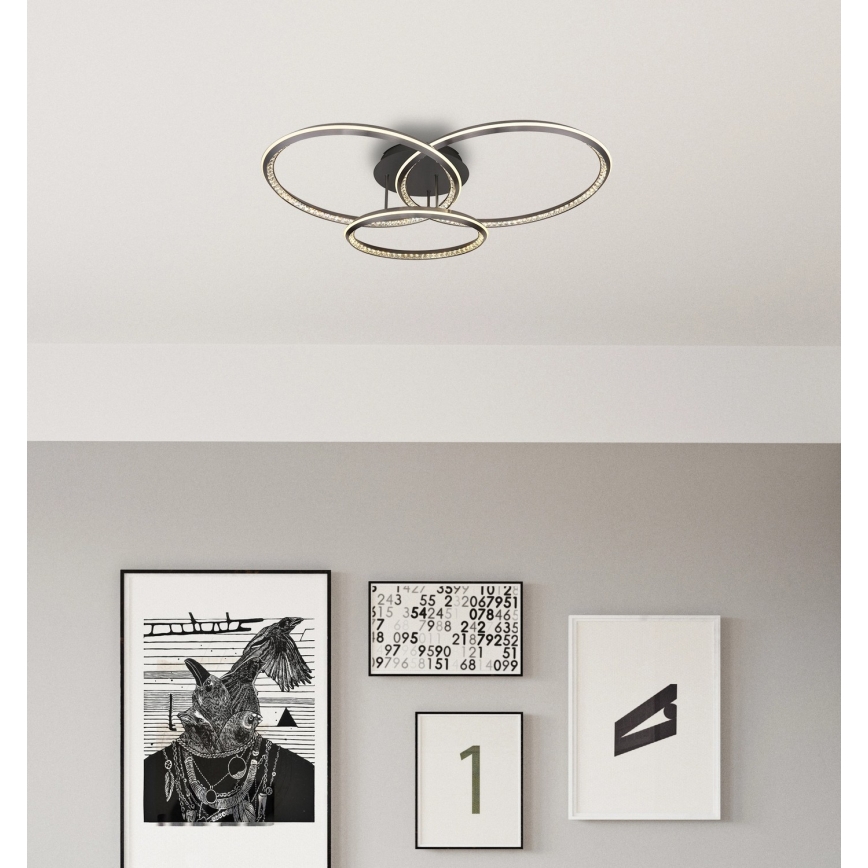 Globo - LED Stmívatelné stropní svítidlo LED/72W/230V 2700-6000K 50x75 cm + dálkové ovládání