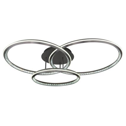 Globo - LED Stmívatelné stropní svítidlo LED/72W/230V 2700-6000K 109,5x80,5 cm + dálkové ovládání