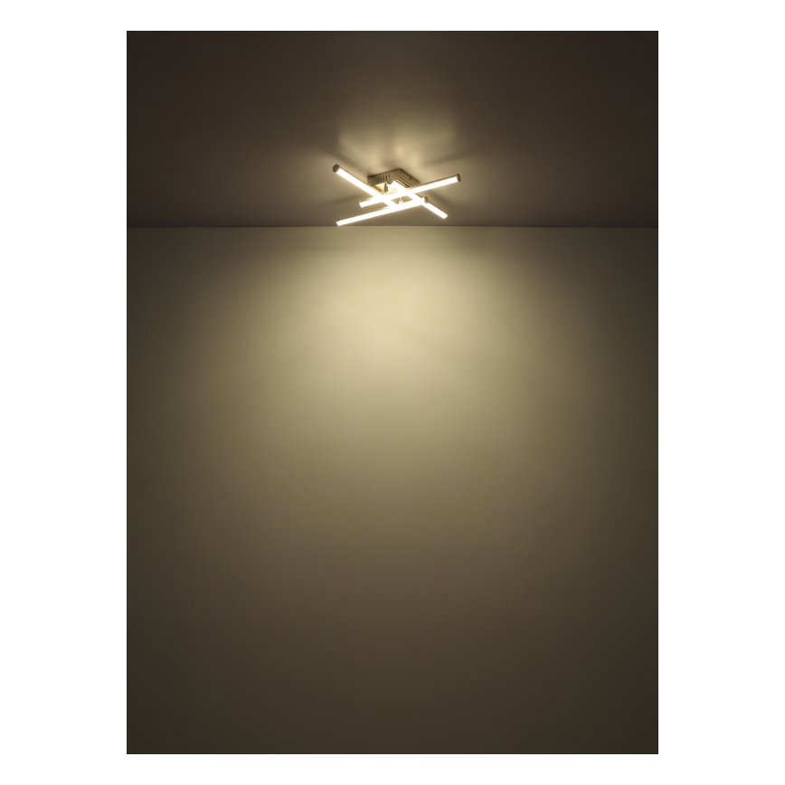 Globo - LED Stropní svítidlo LED/6W/230V 4000K matný chrom