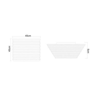 Globo - LED Stropní svítidlo LED/30W/230V 3000K 45x45 cm