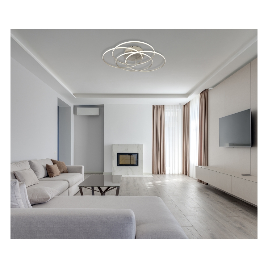 Globo - LED Stropní svítidlo LED/55W/230V 4000K pr. 51,5 cm matný chrom