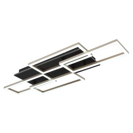 Globo - LED Stmívatelné stropní svítidlo LED/40W/230V 2700-6500K 32,5x87,5 cm černá + dálkové ovládání