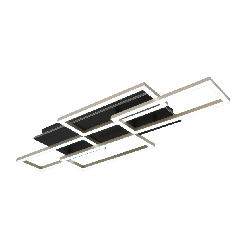 Globo - LED Stmívatelné stropní svítidlo LED/40W/230V 2700-6500K 32,5x87,5 cm černá + dálkové ovládání