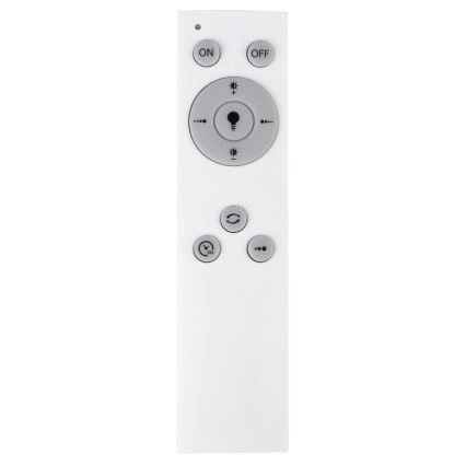Globo - LED Stmívatelné stropní svítidlo LED/40W/230V 2700-6500K 32,5x87,5 cm černá + dálkové ovládání