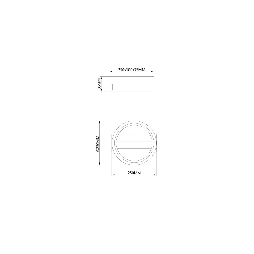 Globo - LED Stropní svítidlo LED/10W/230V 3000/4200/600K 25x25 cm