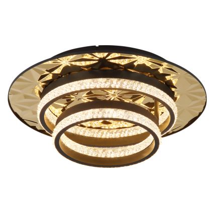 Globo - LED Stropní svítidlo LED/24W/230V 3000K 40x50,5 cm černá/zlatá