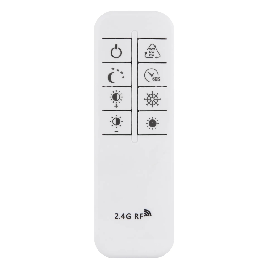 Globo - LED Stmívatelné stropní svítidlo LED/90W/230V 2700-6000K stříbrná + dálkové ovládání