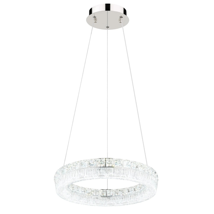 Globo - LED Stmívatelný lustr na lanku LED/24W/230V 2700-6000K čirá + dálkové ovládání