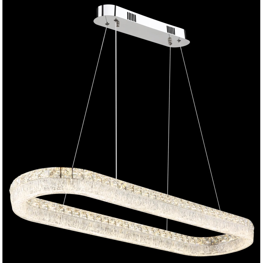 Globo - LED Stmívatelný lustr na lanku LED/40W/230V 2700-6000K čirá + dálkové ovládání