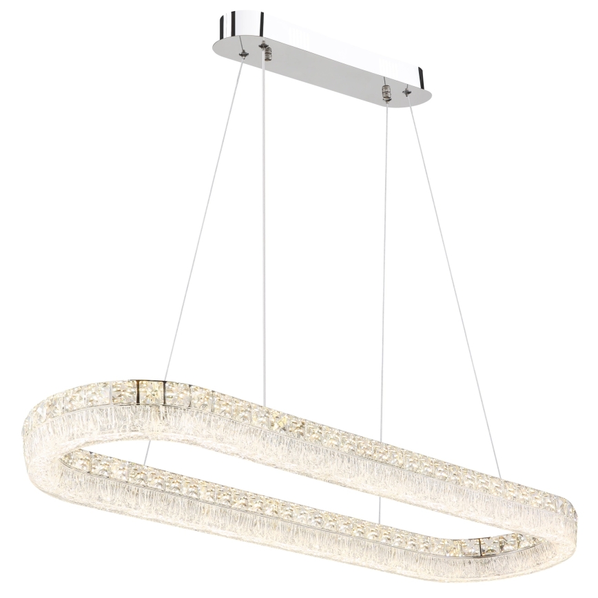 Globo - LED Stmívatelný lustr na lanku LED/40W/230V 2700-6000K čirá + dálkové ovládání