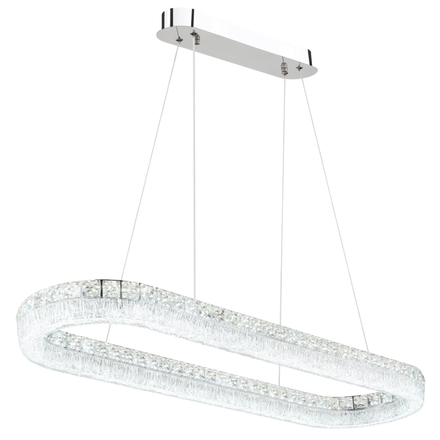Globo - LED Stmívatelný lustr na lanku LED/40W/230V 2700-6000K čirá + dálkové ovládání