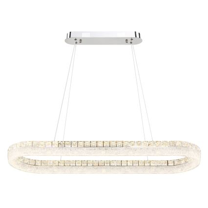 Globo - LED Stmívatelný lustr na lanku LED/40W/230V 2700-6000K čirá + dálkové ovládání