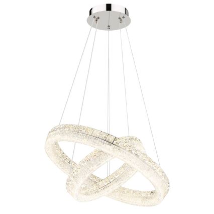 Globo - LED Stmívatelný lustr na lanku LED/60W/230V 2700-6000K čirá + dálkové ovládání