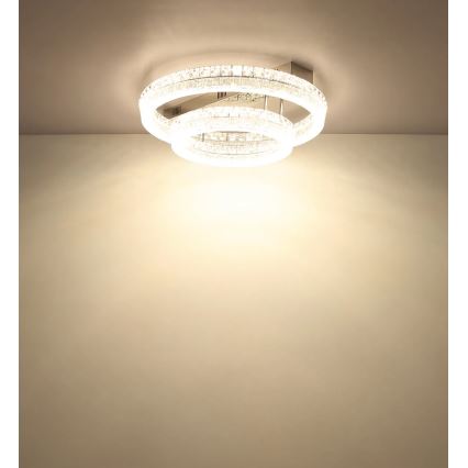 Globo - LED Stmívatelné stropní svítidlo LED/60W/230V 2700-6000K čirá + dálkové ovládání