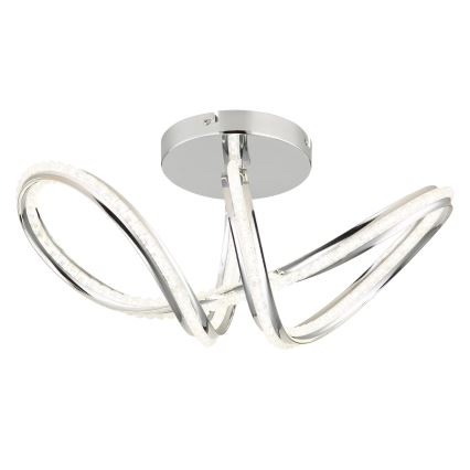 Globo - LED Stmívatelné stropní svítidlo LED/40W/230V 2700-6000K lesklý chrom + dálkové ovládání