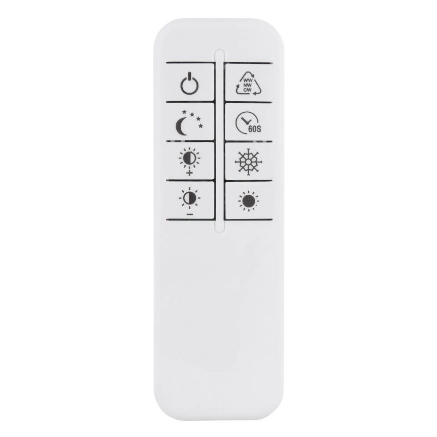 Globo - LED Stmívatelné stropní svítidlo LED/40W/230V 2700-6500K 57x99,2 cm stříbrná + dálkové ovládání