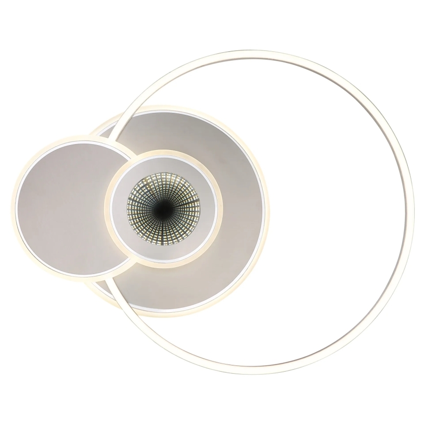 Globo - LED Stmívatelné stropní svítidlo LED/24W/230V 2700-6500K stříbrná + dálkové ovládání
