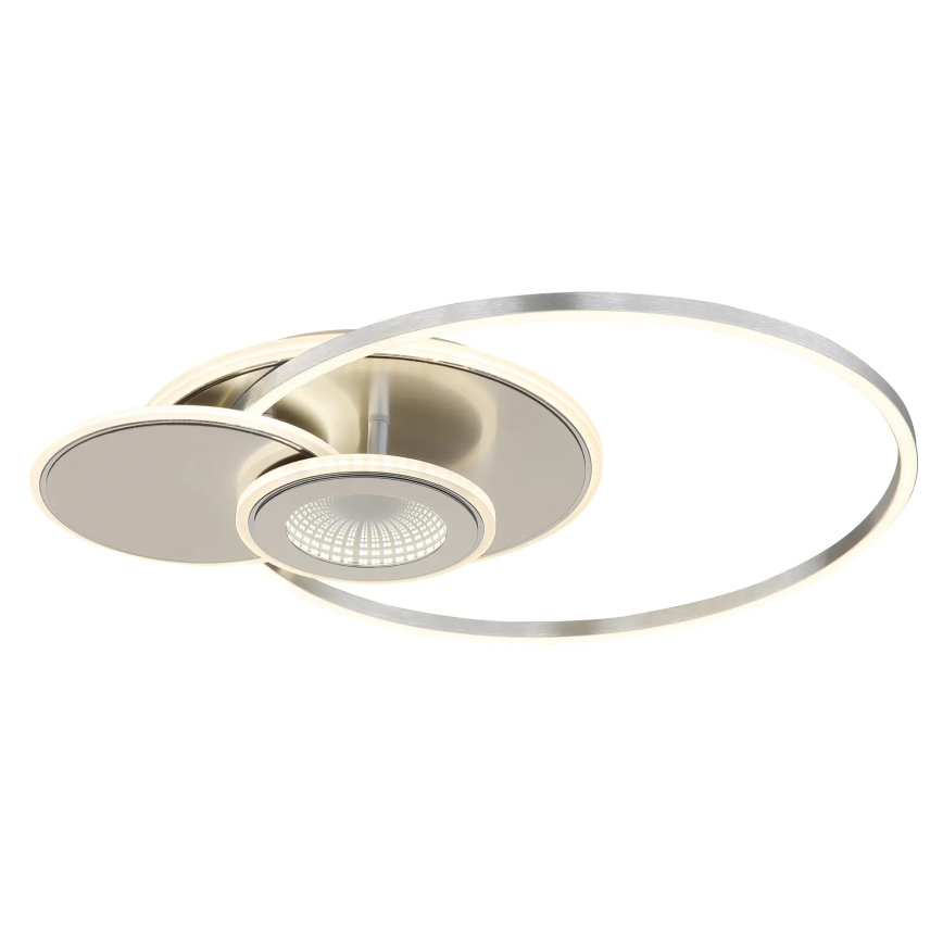 Globo - LED Stmívatelné stropní svítidlo LED/24W/230V 2700-6500K stříbrná + dálkové ovládání