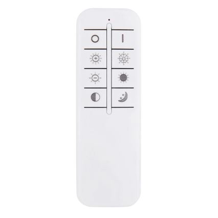 Globo - LED Stmívatelné stropní svítidlo LED/24W/230V 2700-6500K stříbrná + dálkové ovládání