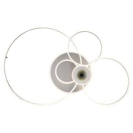 Globo - LED Stmívatelné stropní svítidlo LED/36W/230V 2700-6000K stříbrná + dálkové ovládání