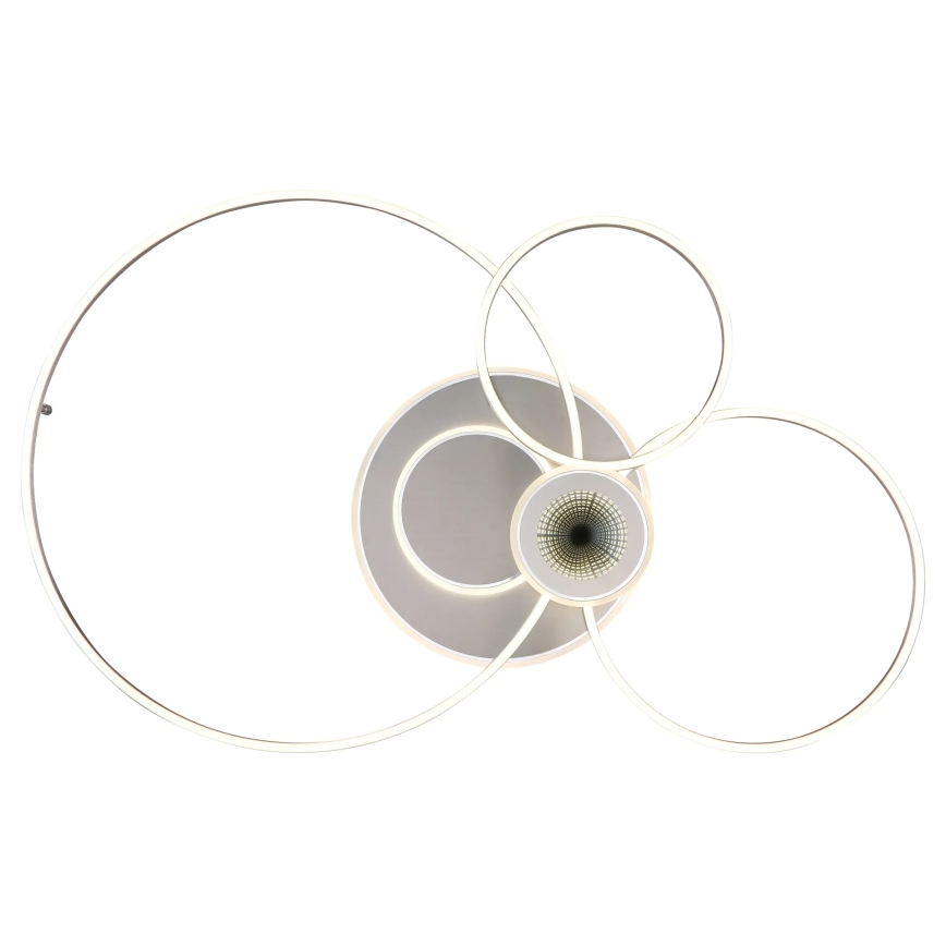 Globo - LED Stmívatelné stropní svítidlo LED/36W/230V 2700-6000K stříbrná + dálkové ovládání