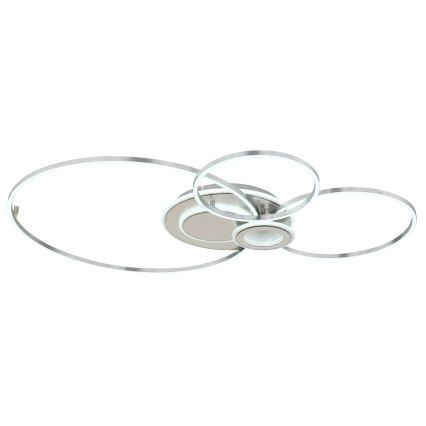 Globo - LED Stmívatelné stropní svítidlo LED/36W/230V 2700-6000K stříbrná + dálkové ovládání