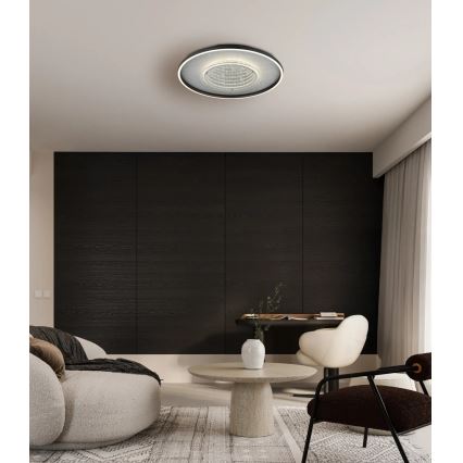 Globo - LED Stropní svítidlo LED/40W/230V 3000/4000/6000K pr. 51,5 cm černá