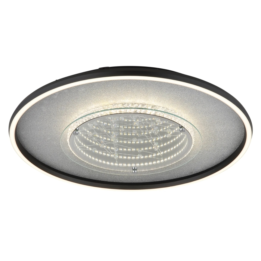 Globo - LED Stropní svítidlo LED/40W/230V 3000/4000/6000K pr. 51,5 cm černá