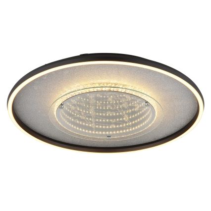 Globo - LED Stropní svítidlo LED/40W/230V 3000/4000/6000K pr. 51,5 cm černá