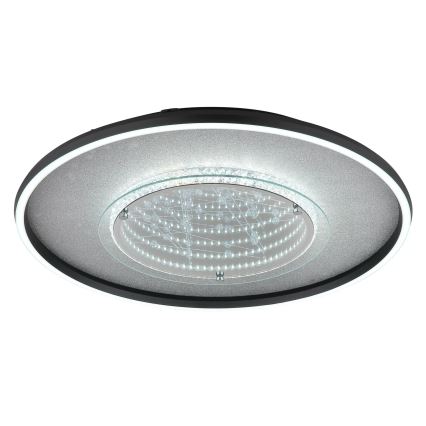 Globo - LED Stropní svítidlo LED/40W/230V 3000/4000/6000K pr. 51,5 cm černá